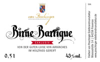 Birne Barrique von der Guten Luise von Avranches ausgebaut im Sauternesfass 43 % 0,5 Liter in der Box