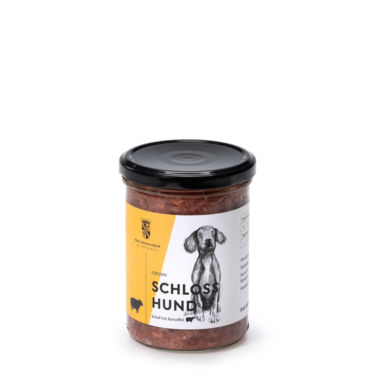 Hundefutter - für den Schlosshund - Schaf mit Kartoffel