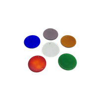 Glasplatte klein, Ø ca. 80mm - verschiedene Farben