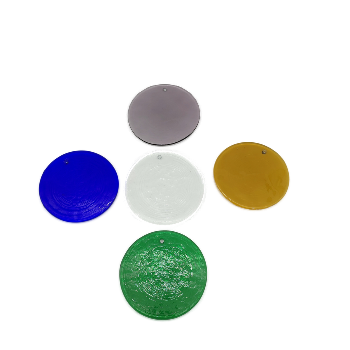 Glasplatte mittel, Ø ca. 100mm - verschiedene Farben