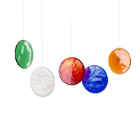 Glasplatte mittel, Ø ca. 100mm - verschiedene Farben